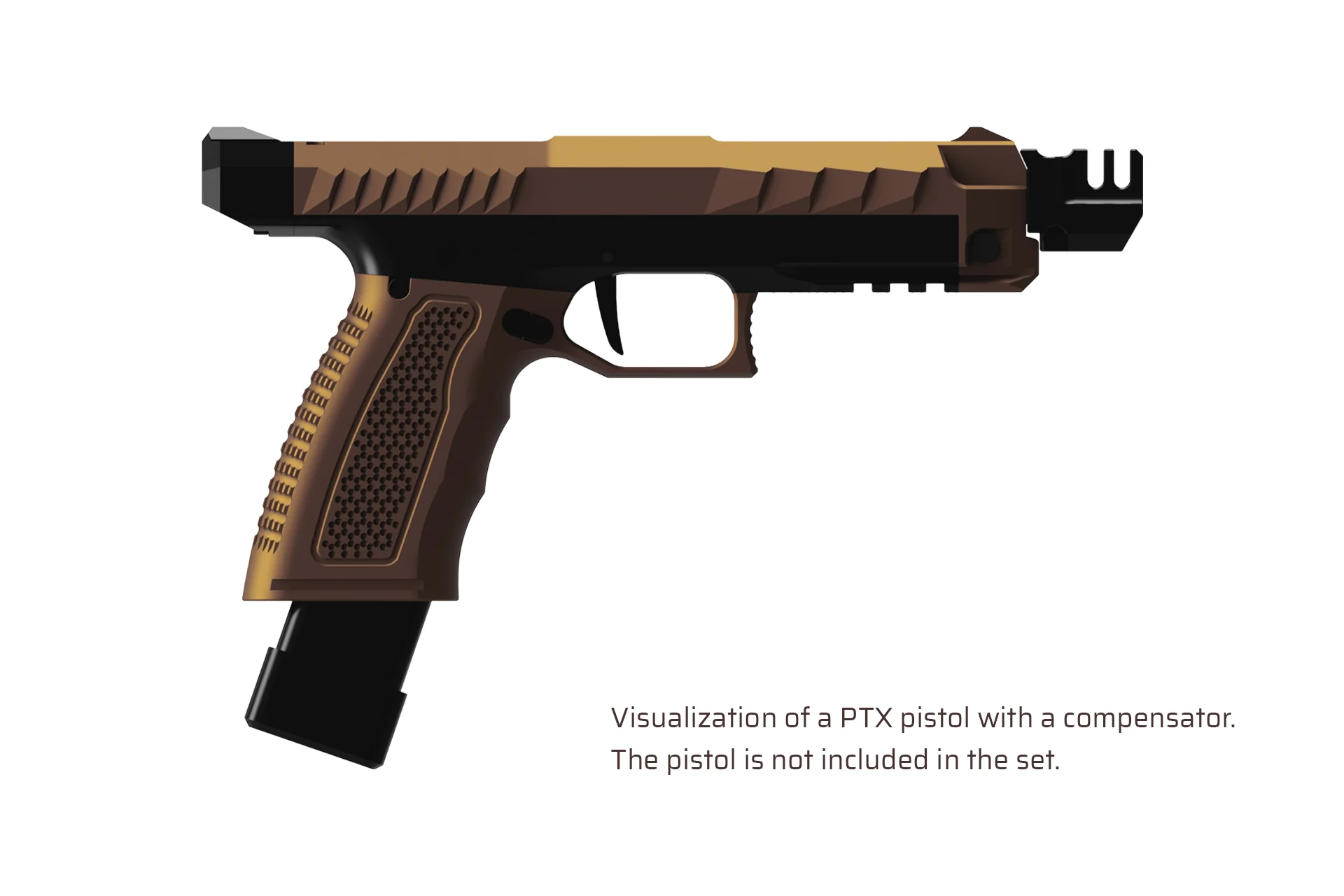 Compensator for GATE PTX HPA Pistol - Image 3